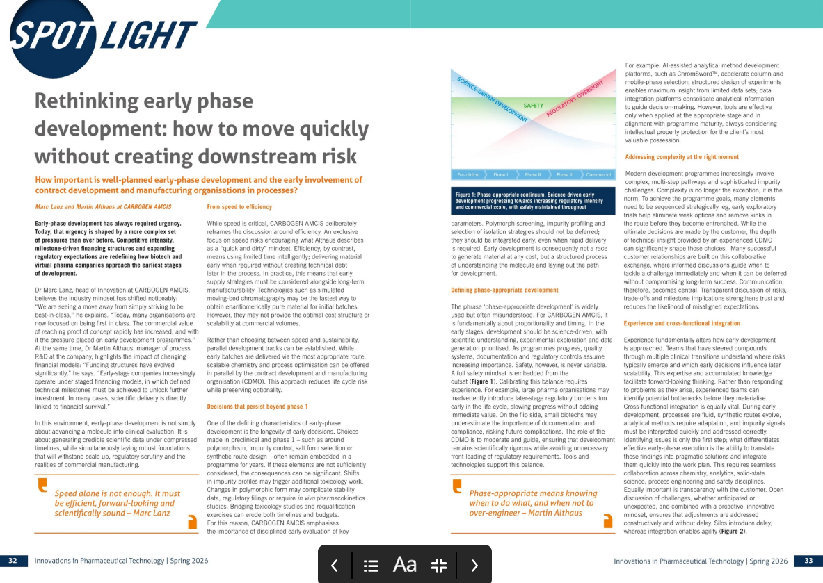 Manufacturing Chemist, April/May 2026, pages 4-8